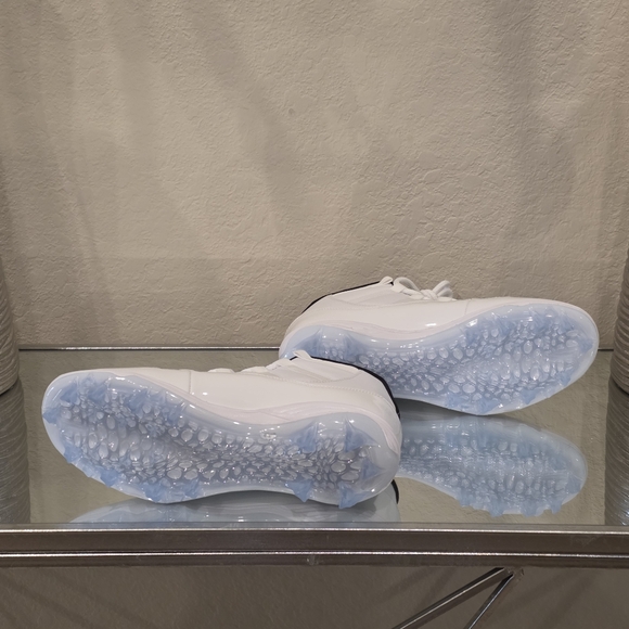 🔥 Air Jordan 11 Retro Low TD Cleats – White/University Blue – Size 8.5 🔥 - Picture 6 of 7